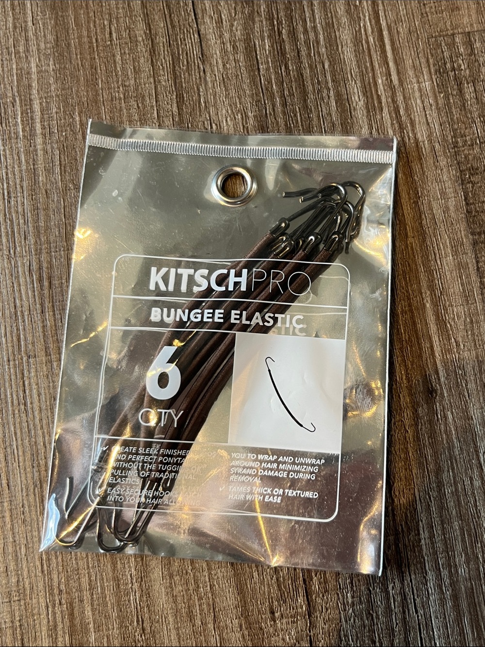 Kitsch 6-Pack Hair Elastic Ponytail Holders